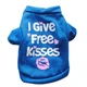 Свитшот для котов Pet Style "Free kisses" Синий M - изображение 1
