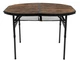Стіл Bo-Camp Woodbine Oval 100x70 cm Black/Wood look (1404185) - зображення 2