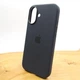 Чохол Silicone Case with MagSafe для iPhone 16 Black - зображення 1