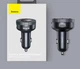 FM-трансмиттер Baseus Enjoy Car Wireless MP3 Charger Black (CCLH-01) + зарядное устройство - изображение 7