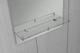 Зеркало настенное Zerix LAGUNA MRZ03-450x600x110 прямоугольное с дугообразным верхом и полкой (ZX56 - изображение 6