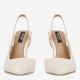 Женские слингбэки Nine West WFA2689-1 5905588533726 37 24.2 см Белые (5905588533764) - изображение 3