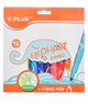 Змивні фломастери Y-Plus+ ELEPHANT JUMBO 12 кольорів - изображение 1
