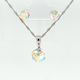 Срібний комплект Spark зі Swarovski Cube Small WKJ48416AB - зображення 4