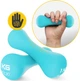 Гантели виниловые 4FIZJO 8-shape 2 x 1 кг (P-5907739312006) - изображение 4