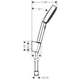 Гарнитур душевой HANSGROHE PULSIFY SELECT 24302000 - изображение 2