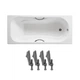Ванна чугунная ROCA MALIBU 170x75 A23097000R+A150412330 - изображение 1