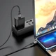 Кабель BOROFONE BX83 Type-C to Type-C Famous 60W silicone charging data cable Black - изображение 4