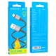 Кабель USB Borofone BX83 Famous IP Silicone передачі даних USB to Lightning, 1m, струм до 2.4A Black - зображення 1