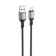 Кабель BOROFONE BX83 Micro Famous silicone charging data cable Black (6974443386387) - изображение 1