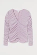 Блуза H&M XS бузковий 3001923353 - зображення 1