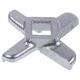 Ніж для м'ясорубки Kenwood MG350, MG352, MG354, MG360, MG362, MG364, KW715551 (D=46mm s=10mm Отвір=9x9mm) - зображення 2