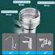 Аэратор-удлинитель на смеситель BubbleSpray, 20/22/24 мм, серебристый - изображение 6