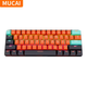Механічна ігрова клавіатура MUCAI MKA610 60% проводова червоні свічі Red Switch RGB-підсвітка Hot Swap - зображення 1