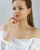 Серьги из натуральных камней Zornelli 0304 белый - изображение 1