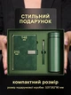 Блокнот записной недатированный в линейку А5 из эко кожи на 200 листов, ручкой и металлическим термосом для чая на 500 мл. Зеленый (CNB-009) - изображение 3
