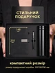 Блокнот записной недатированный в линейку А5 из эко кожи на 200 листов, ручкой и металлическим термосом для чая на 500 мл. Черный (CNB-011) - изображение 2