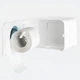 Держатель для туалетной бумаги с отверстием для аромасаше BP-41 WHITE/GRAY - изображение 13