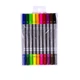 Дитячі Фломастери "Двосторонній" COLOR-IT 108-10F 10 кольорів - зображення 6
