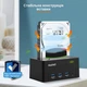 Док-станція Maiwo для HDD 2.5"/3.5" SATA/SSD 3хUSB 3.0 (K308H 6372) Чорна - зображення 5