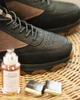 Кожаные мужские кроссовки Legessy SPARK BLACK AND COFFEE 41р - изображение 3