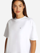 Футболка бавовняна жіноча Calvin Klein Jeans J20J225113-YAF S Біла (8720639930906) - зображення 1