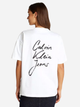 Футболка бавовняна жіноча Calvin Klein Jeans J20J225113-YAF S Біла (8720639930906) - зображення 2