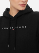 Худі жіноче Tommy Jeans DW0DW17324-BDS L Чорне (8720645949671) - зображення 3