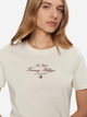 Koszulka damska bawełniana Tommy Hilfiger WW0WW43895-Z00 M Mleczna (8720638396222) - obraz 4