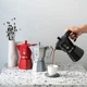 Кофеварка гейзерная для плиты алюминиевая 6 чашек Bialetti черная - изображение 3