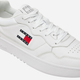 Sneakersy męskie skórzane Tommy Jeans EM0EM01443-YBR 44 Białe (8720637381267) - obraz 6