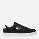 Sneakersy męskie skórzane Tommy Jeans EM0EM01574-BDS 44 Czarne (8720638211266) - obraz 1