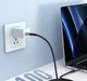 Кабель CABLETIME USB Type C- USB Type C 3A 5А/PD100W швидка зарядка 1 м Black (CU03L) - зображення 2