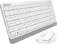 Комплект бездротовий A4Tech Fstyler FG1112 White/Grey - изображение 1