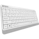 Комплект бездротовий A4Tech Fstyler FG1112 White/Grey - изображение 2