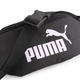 Спортивна сумка бананка поясна тканинна Puma Phase Waist Bag 09116501 Чорна (4067984173393) - зображення 3