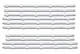 Комплект LED подсветки LG 42 ROW2.1 Rev 0.6 42 ROW2.1 Rev0.0 42LN5708 42LN570,42LM340T 42LA620 6916L-1029A 6916L-1028A - изображение 1