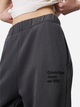 Spodnie sportowe damskie z wysokim stanem Calvin Klein Jeans J20J224989-PT2 L Ciemnoszare (8720639942091) - obraz 4