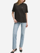 Футболка бавовняна жіноча Calvin Klein Jeans J20J225113-BEH XS Чорна (8720639929450) - зображення 3
