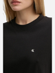 Футболка бавовняна жіноча Calvin Klein Jeans J20J225113-BEH S Чорна (8720639929498) - зображення 4