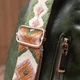 Жіноча сумка-слінг Vintage 16х25х6,5 см зелена з екошкіри через плече 60725 - зображення 12