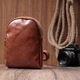 Жіноча сумка Vintage 13х18х4 см коричнева з екошкіри на два відділення 60730 - зображення 9