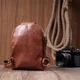 Жіноча сумка Vintage 13х18х4 см коричнева з екошкіри на два відділення 60730 - зображення 10