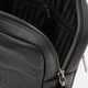 Чоловіча шкіряна сумка Borsa Leather натуральна шкіра чорна через плече 54280 - зображення 5