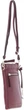 Женская кожаная сумка для смартфона через плечо из натуральной кожи, компактная, винная 61862 - изображение 11