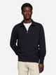 Светр чоловічий на блискавці Tommy Hilfiger MW0MW37238-DW5 M Темно-синій (8720637780251) - зображення 1