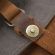 Мужской комбинированный дорожный рюкзак Vintage для ноутбука из кожи и текстиля средний формат серый 59279 - изображение 11