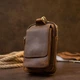 Сумка чоловіча на пояс Vintage Коричнева 56684 - зображення 6