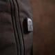 Текстильный рюкзак унисекс для города и ноутбука из плотной ткани с USB разъемом черный 59304 - изображение 7