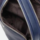 Сумка крос-боді через плече жіноча з натуральної шкіри маленька Borsa Leather Синій 38289 - зображення 5